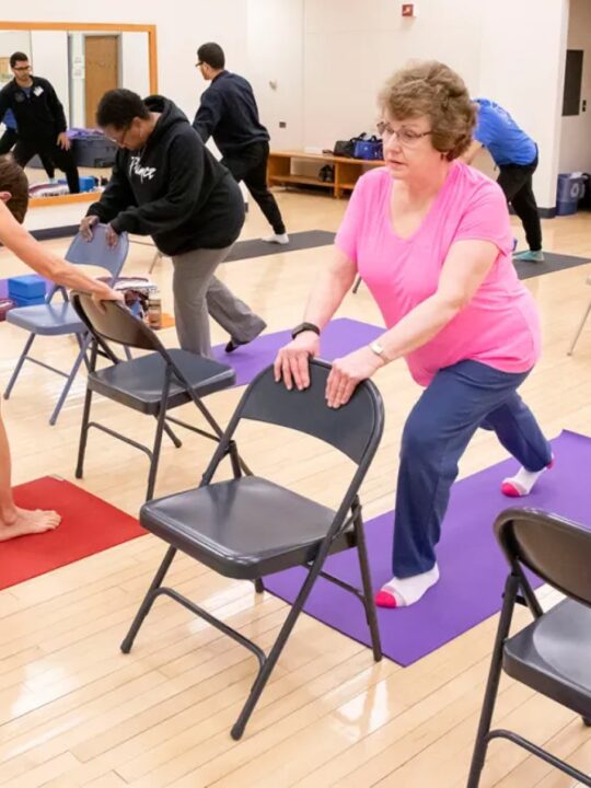 Yoga class